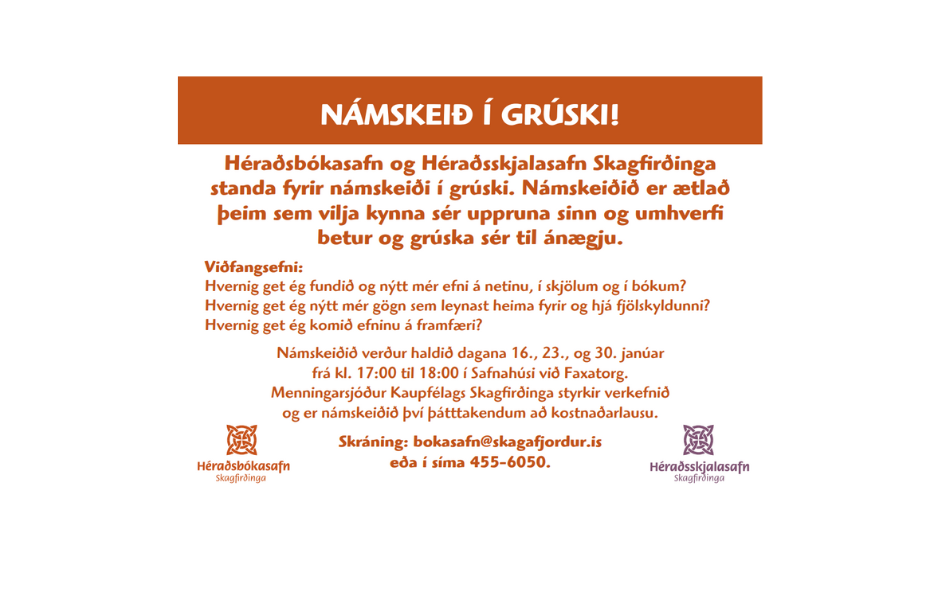 Námskeið í grúski