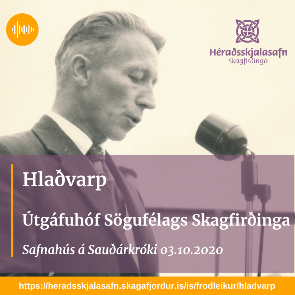 Upptaka útgáfuhófs Sögufélags Skagfirðinga
