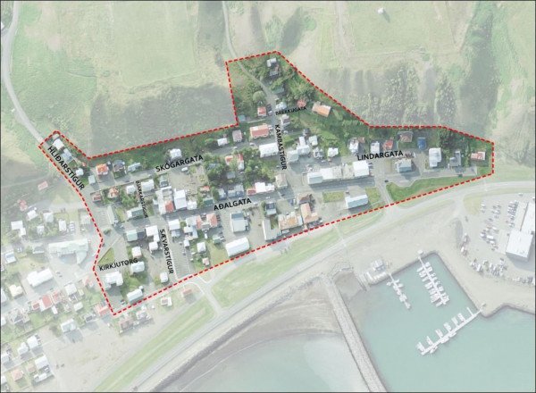 Gamli bærinn á Sauðárkróki - norðurhluti