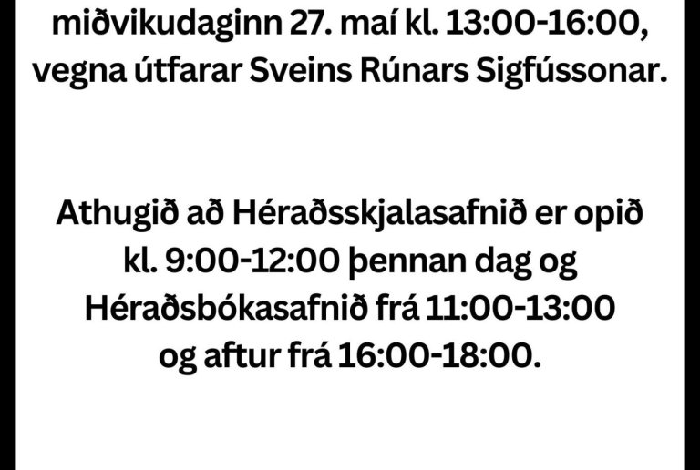 Útför Sveins Rúnars Sigfússonar