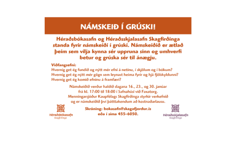 Námskeið í grúski