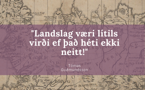 Staðsetning örnefna